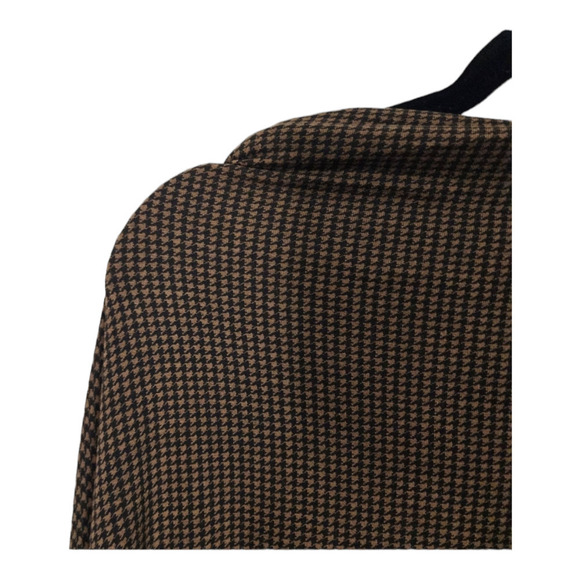 Bryn Walker Houndstooth Tunic size medium lagenlook brown earthy - Picture 2 of 9